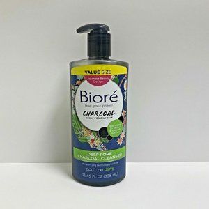 NEW Biore Deep Pore Charcoal Cleanser for Oily Skin Japanese Beauty Design